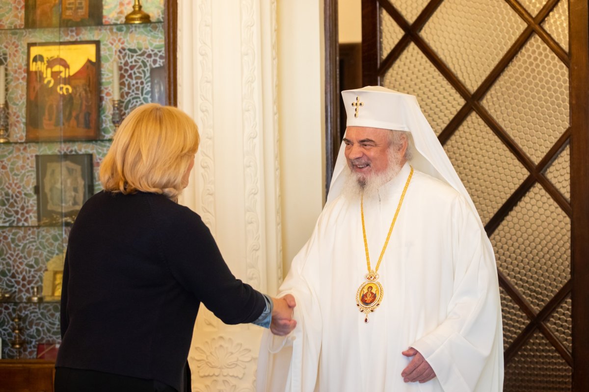 Ambasadorul Republicii Croația la București în vizită la Patriarhia Română 230342