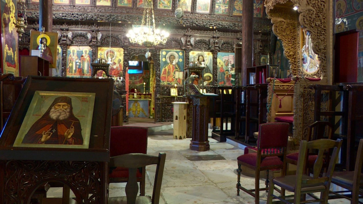 Pelerin la peștera Sfântului Grigorie Palama 231225