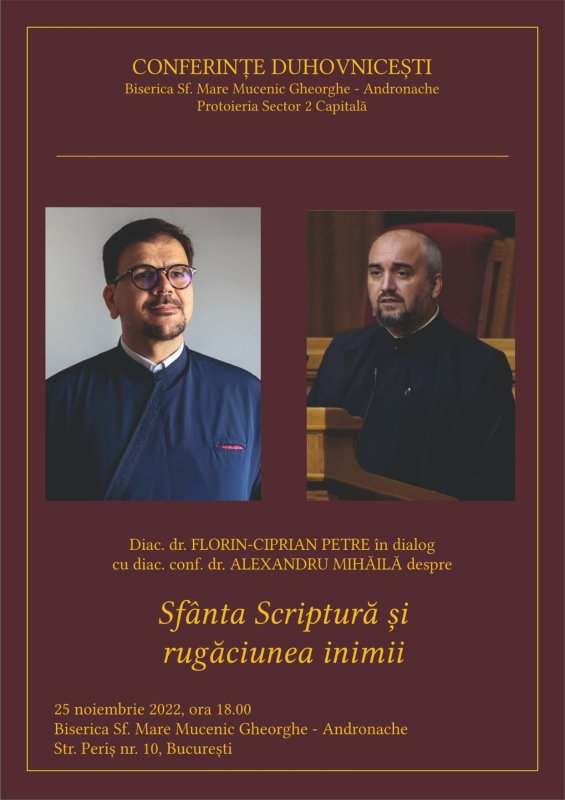 Conferință duhovnicească la Biserica Andronache din București 234993