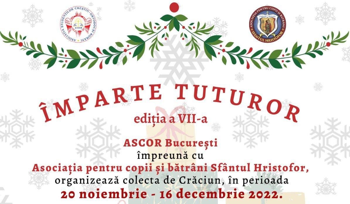 A început colecta  de Crăciun „Împarte tuturor” 235360