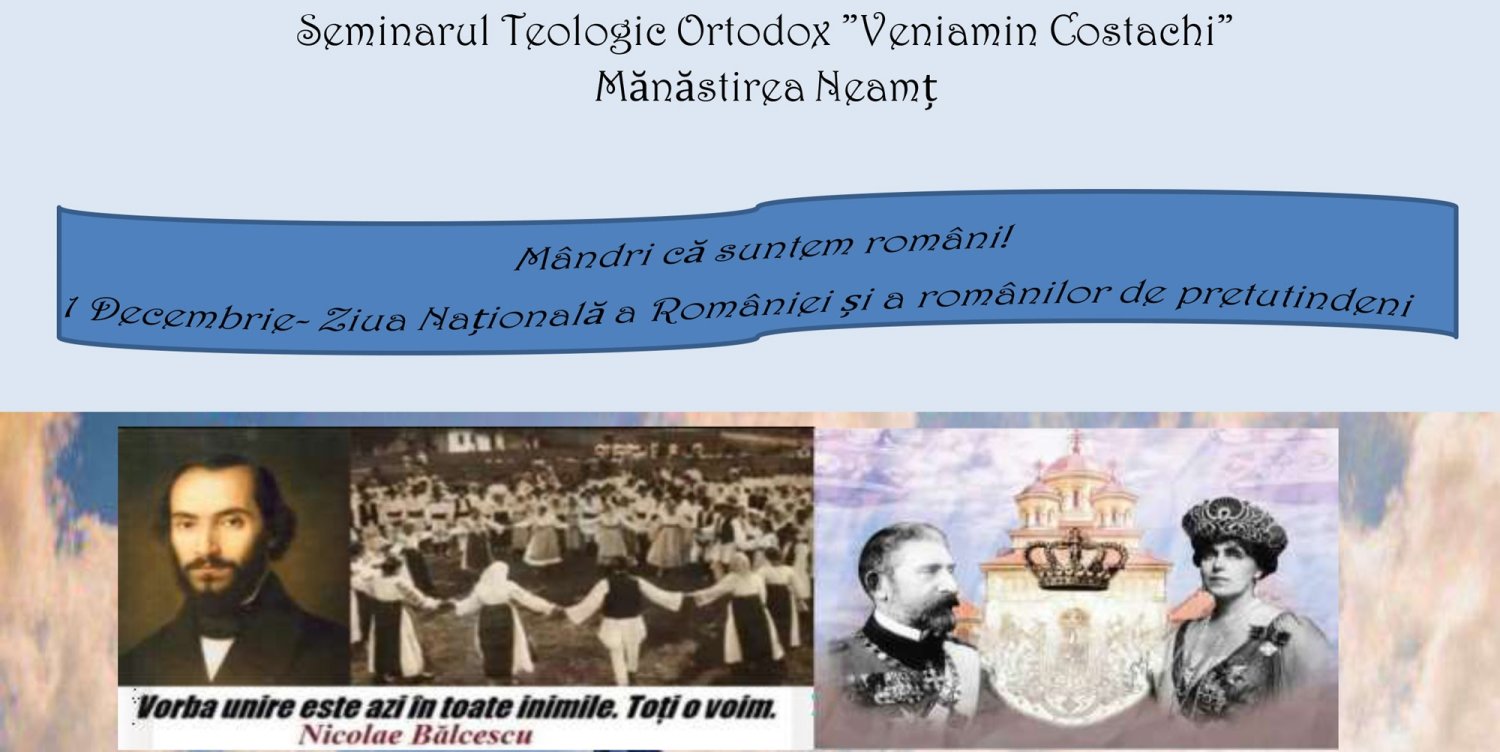 104 ani de la formarea României Mari, sărbătoriți la Seminarul Veniamin Costachi din Neamț 235465