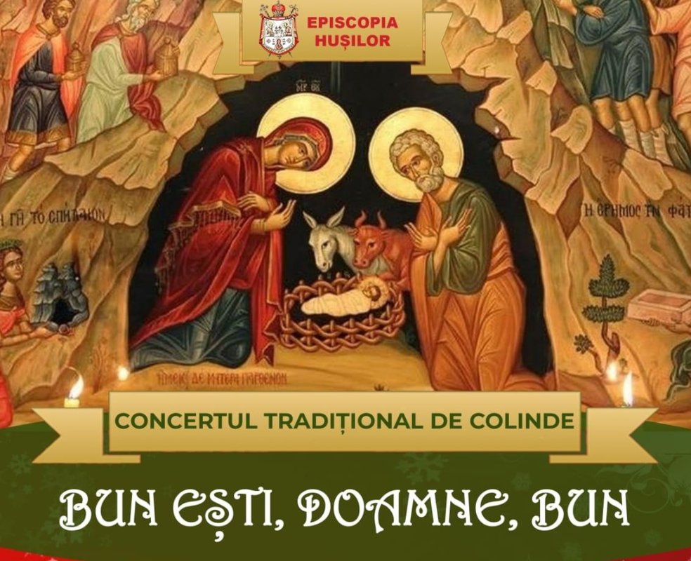 Concert de colinde în curtea catedralei din Huși 237872