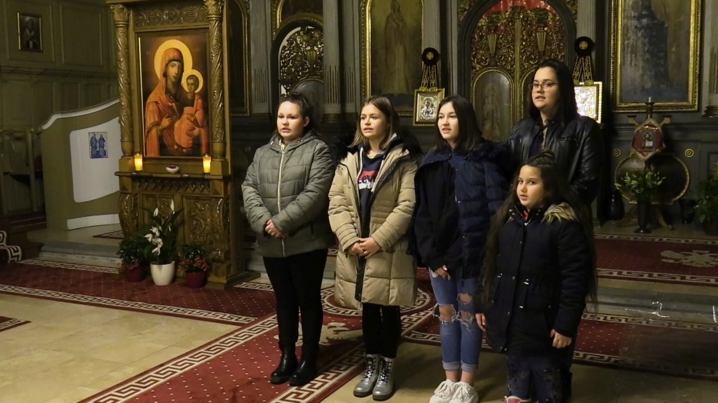 Colindători la catedrala din Giula 239157