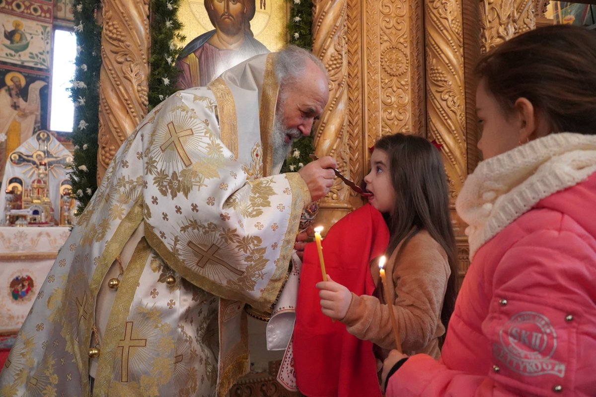 Sfințirea apei în două orașe de la malul Dunării 240640