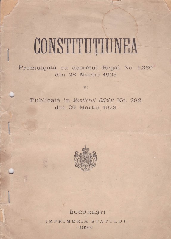 Biserica Națională în Constituția României Mari 241041
