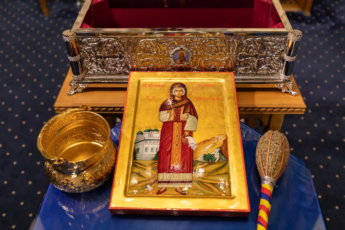 Binecuvântarea Sfintei Mucenițe Filofteia pentru obștea și credincioșii Mănăstirii Antim 241281