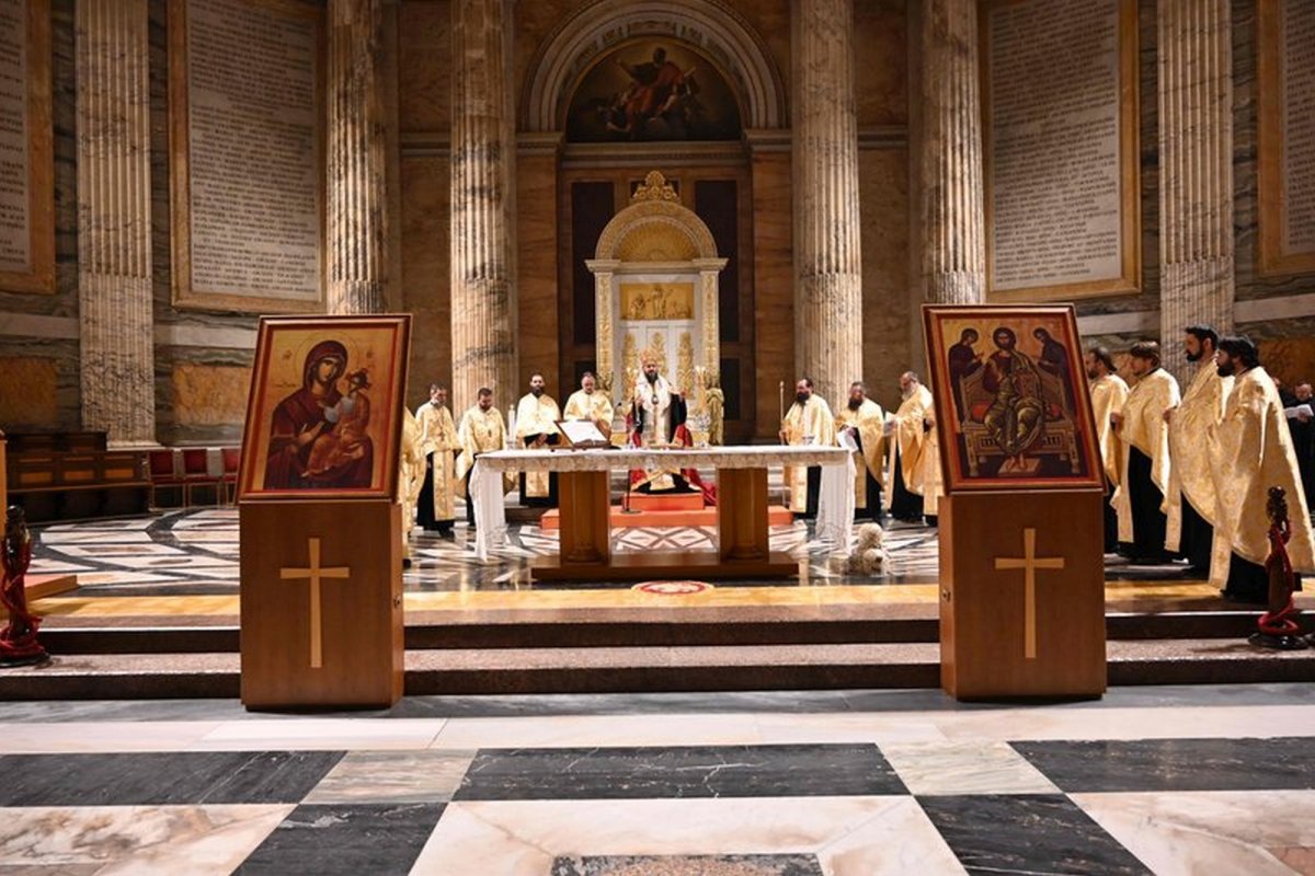 Vecernie ortodoxă săvârșită la Basilica San Paolo Fuori le Mura din Roma 242219