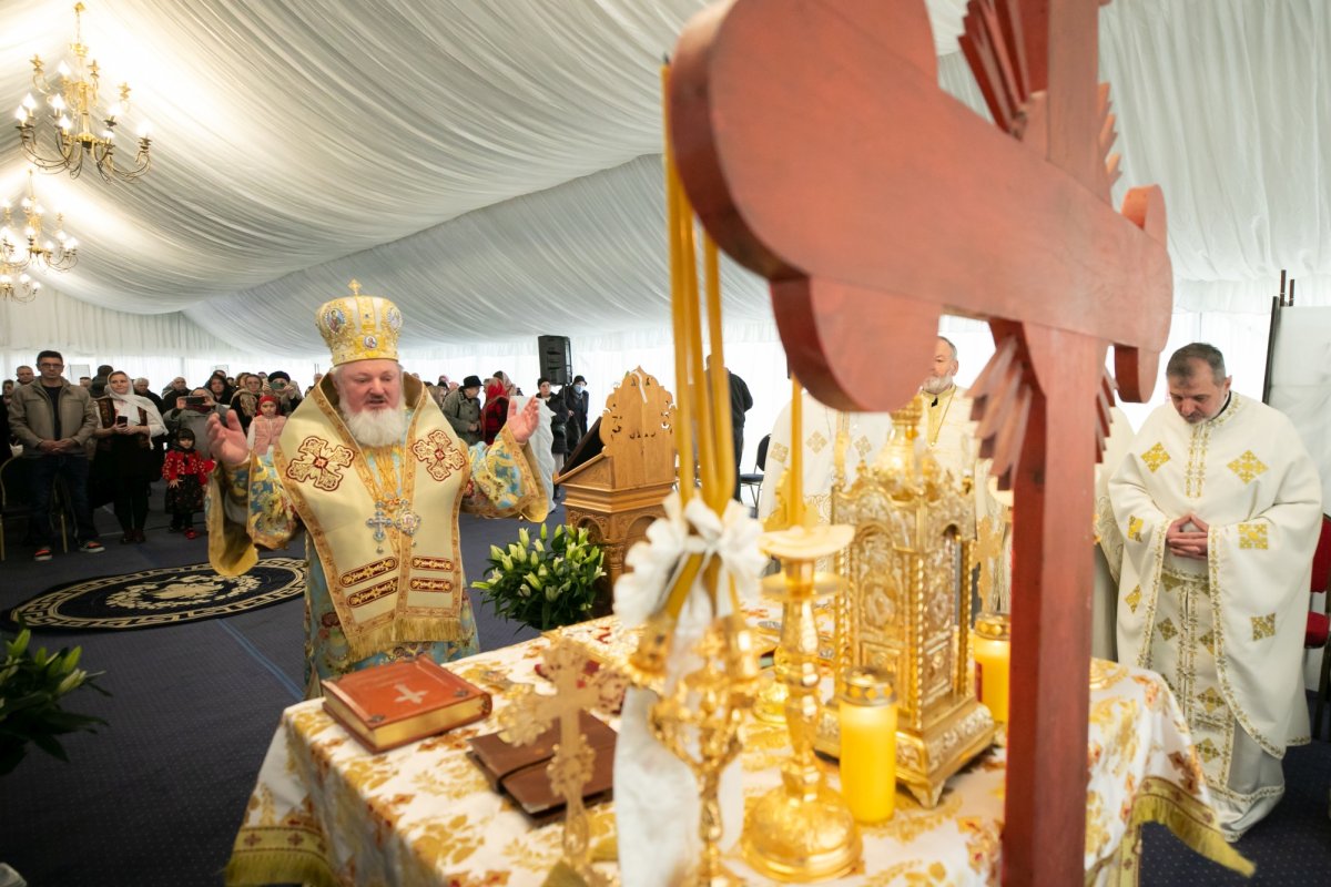 Binecuvântarea lucrărilor la noul paraclis din cartierul Cosmopolis 245591