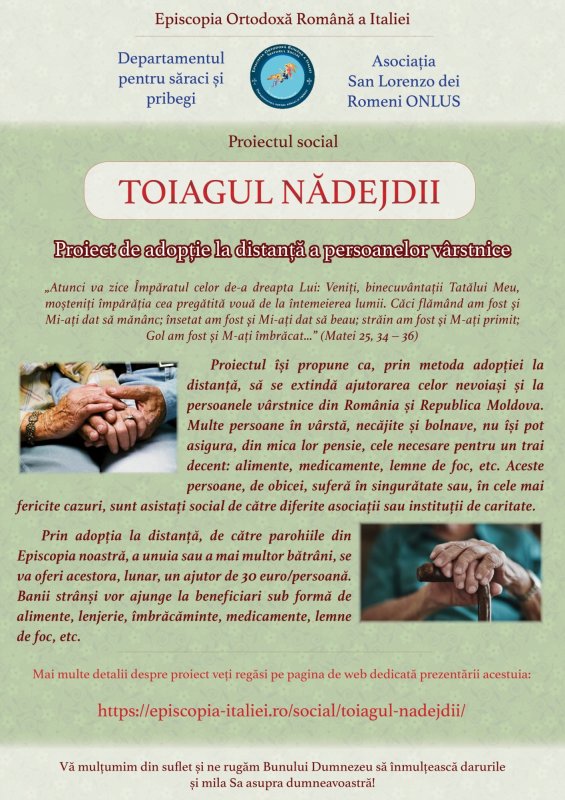 Lucrarea socială a Episcopiei Ortodoxe Române a Italiei în anul 2022 246031
