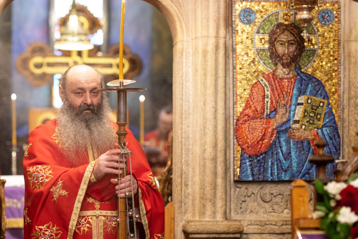 Cinstirea Sfinților 40 de Mucenici la Mănăstirea Antim din Capitală  246871