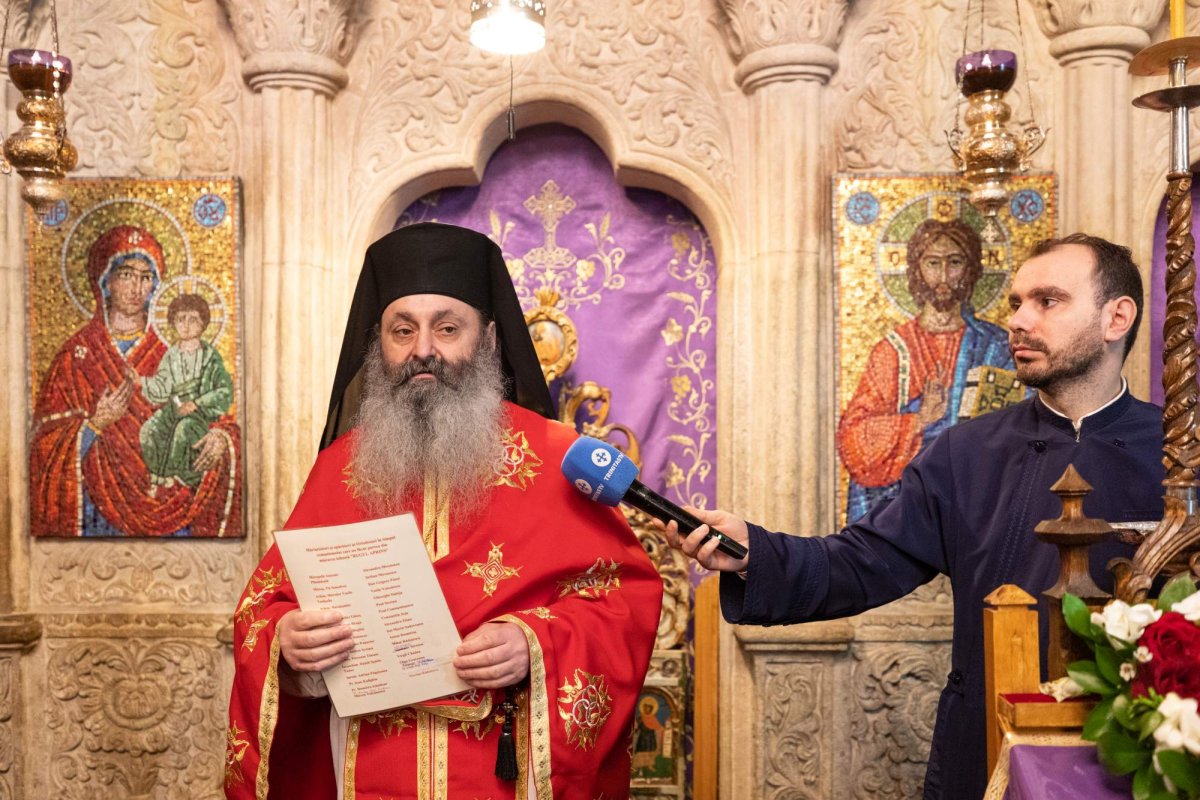 Cinstirea Sfinților 40 de Mucenici la Mănăstirea Antim din Capitală  246883