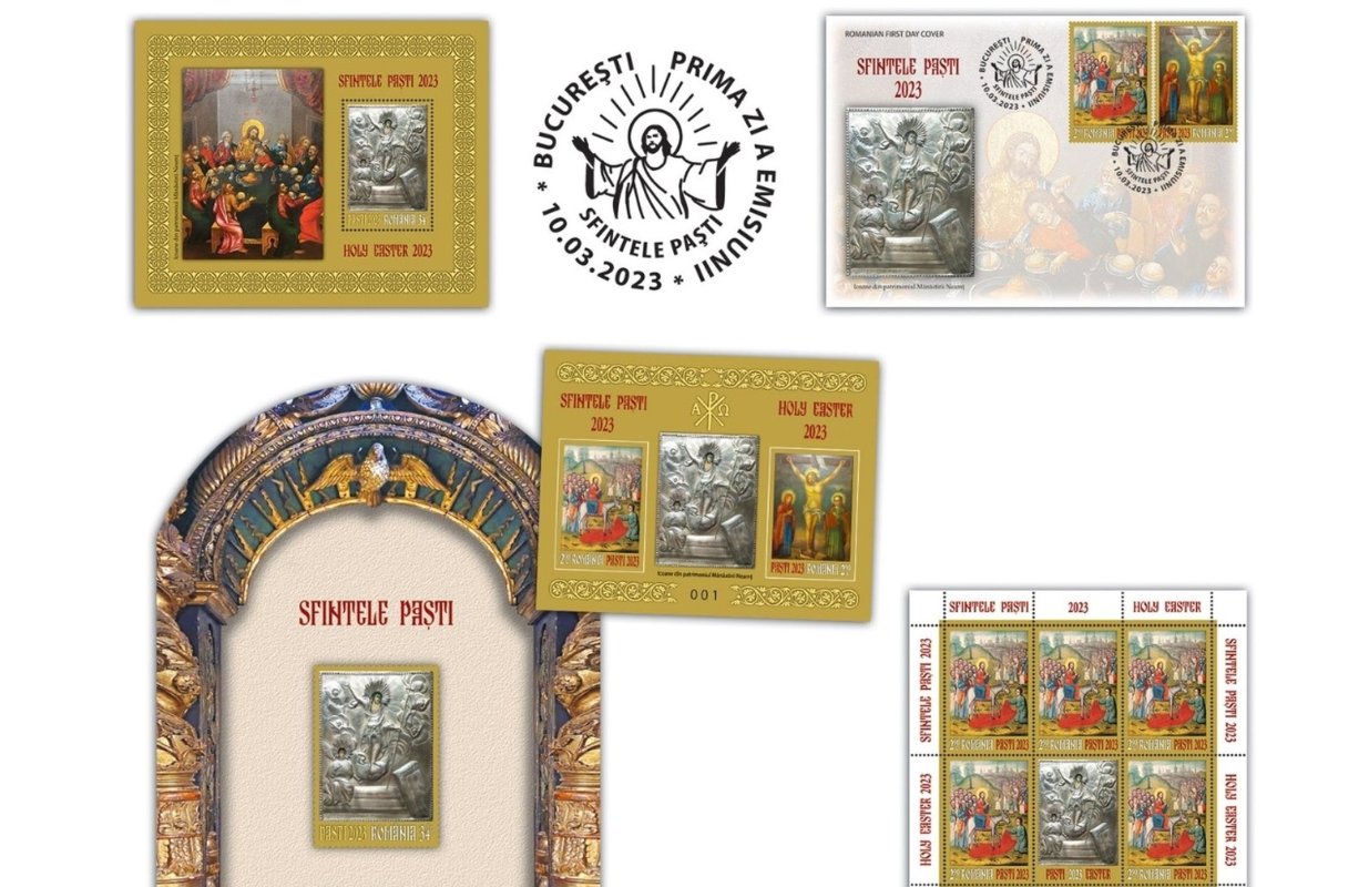 Timbre cu tema „Sfintele Paşti 2023” 246936
