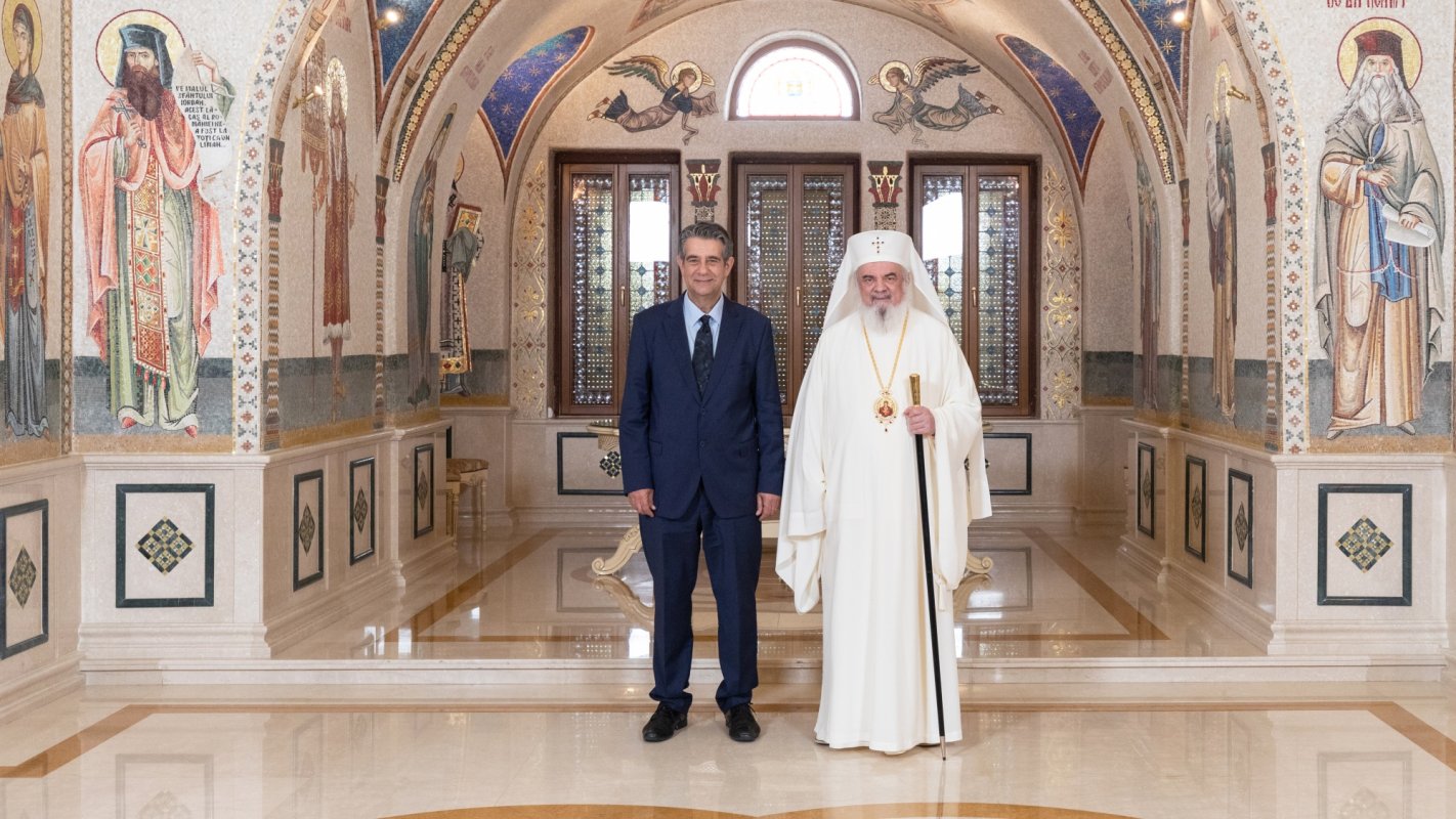 Ambasadorul Republicii Cipru la București  în vizită de prezentare la Patriarhia Română 247338