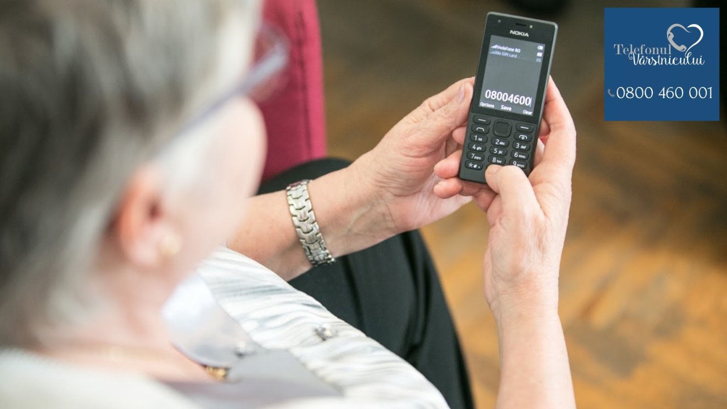Telefonul Vârstnicului, un ajutor pentru bătrâni 247348