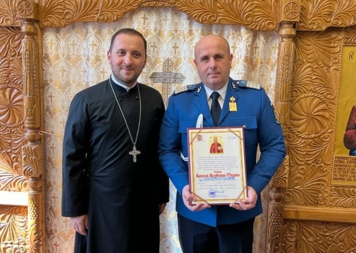 Distincţie pentru un jandarm care a donat sânge de peste 100 de ori 247495