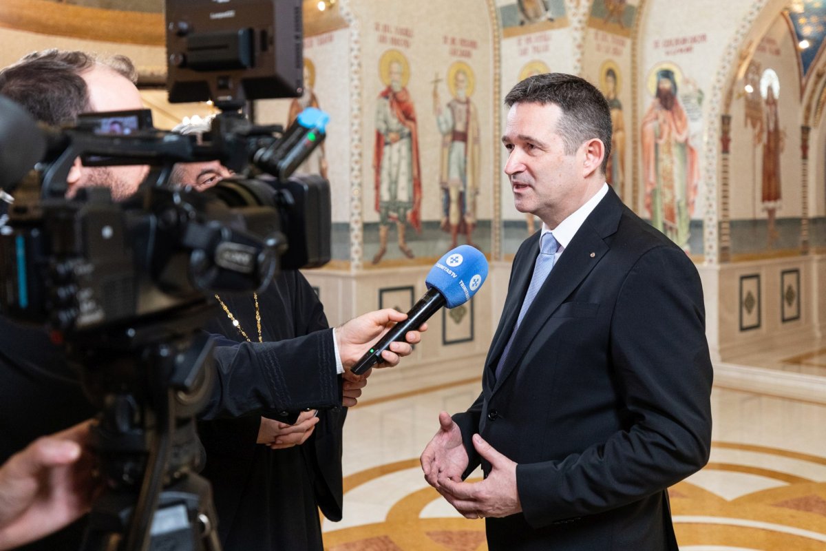 Ambasadorul Elveției la Bucureşti, în vizită de rămas-bun la Patriarhia Română 248750