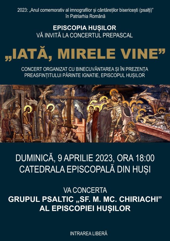 Concert de cântări psaltice la Catedrala din Huși 248831