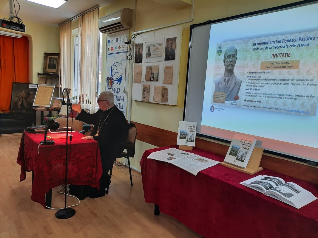 Protopsaltul Ion Popescu-Pasărea a fost comemorat în satul natal 250199