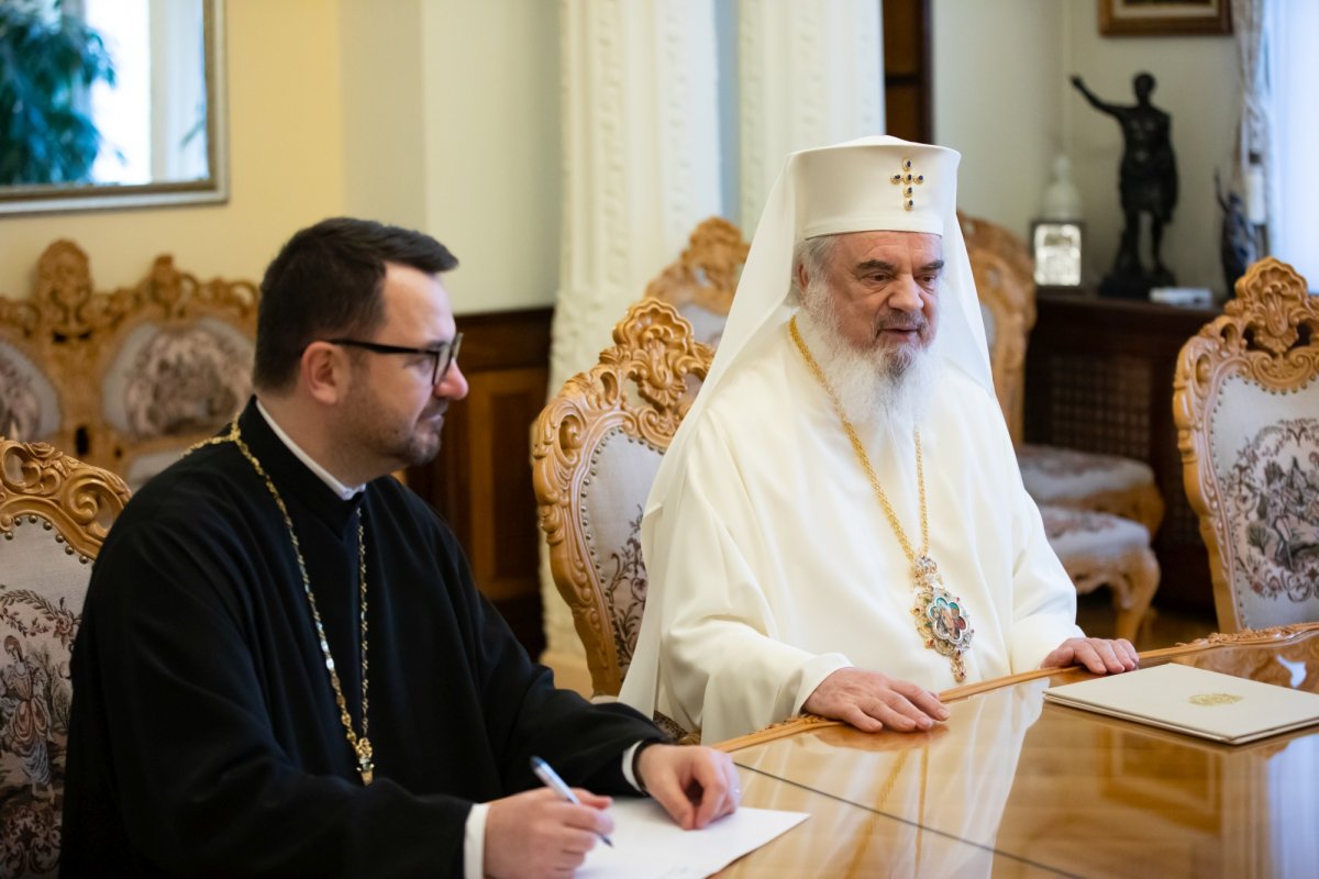 Vizită de rămas-bun a nunțiului apostolic  în România la Reședința Patriarhală 251058