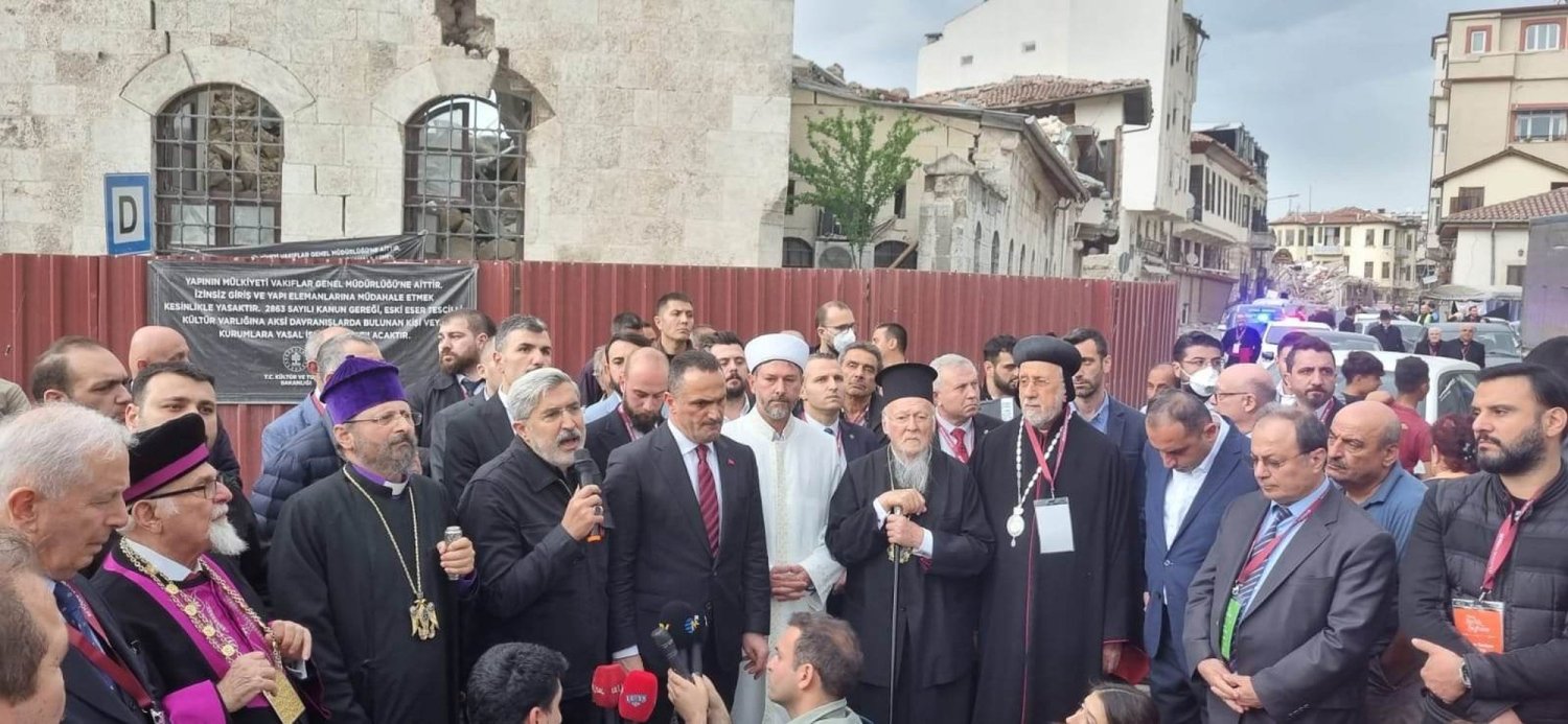 Vizita Patriarhului Ecumenic în zona lovită de cutremur din Siria 252067