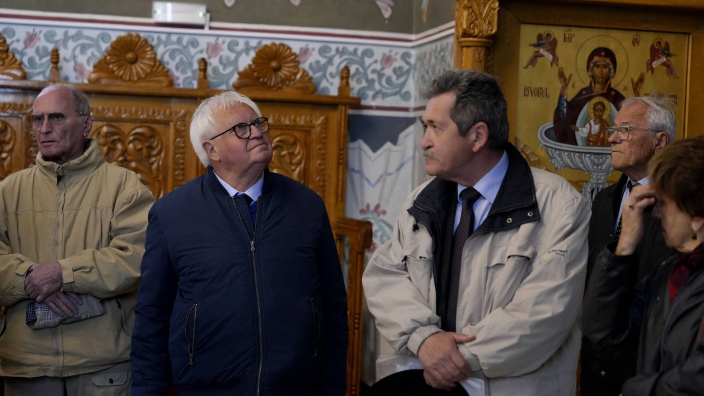 Academicieni francezi în vizită la  Mănăstirea „Brâncoveanu” din Sâmbăta de Sus 253974