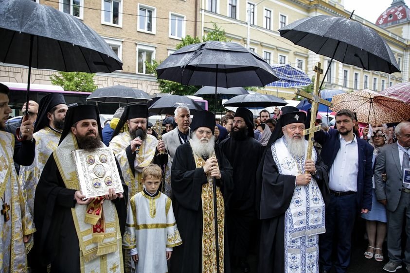 O copie după crucea Sfântului Constantin cel Mare adusă la Cluj-Napoca  258511
