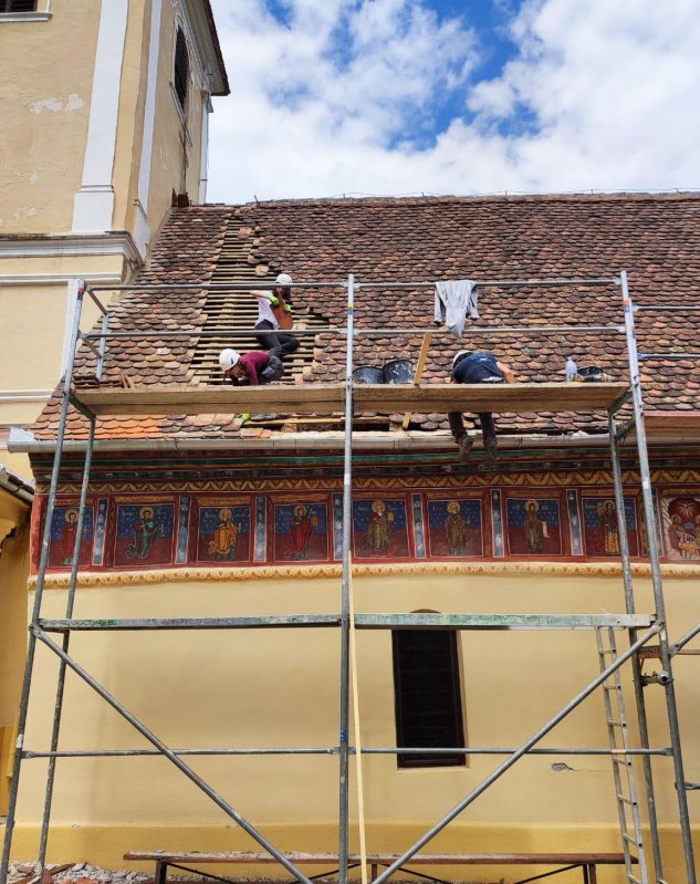 Biserica din Fântânele, județul Sibiu, reparată de Ambulanța pentru Monumente 259282