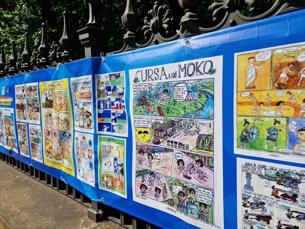 Expoziţie cu lucrările câștigătoare la Olimpiada de benzi desenate 263506