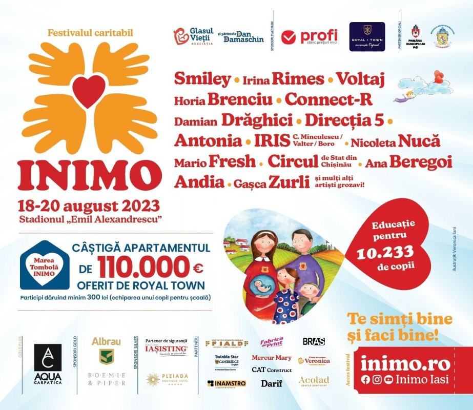 Începe INIMO, festivalul faptelor bune de la Iaşi  265260