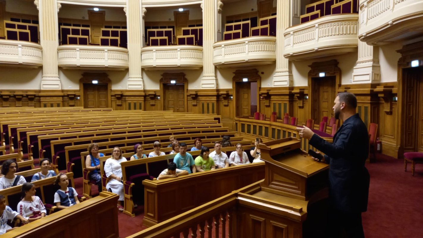 Copii cu sindrom Down, pelerini în București 265688