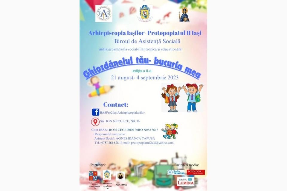Campania „Ghiozdănelul tău, bucuria mea” în Protopopiatul Iași 2  265736