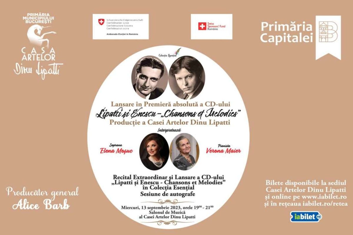 „Lipatti și Enescu - Chansons et Mélodies” 267825