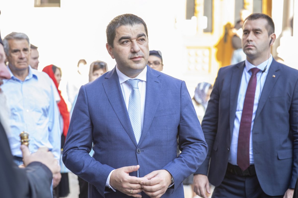 Președintele Parlamentului Georgiei în vizită la Mănăstirea Antim din București  269628