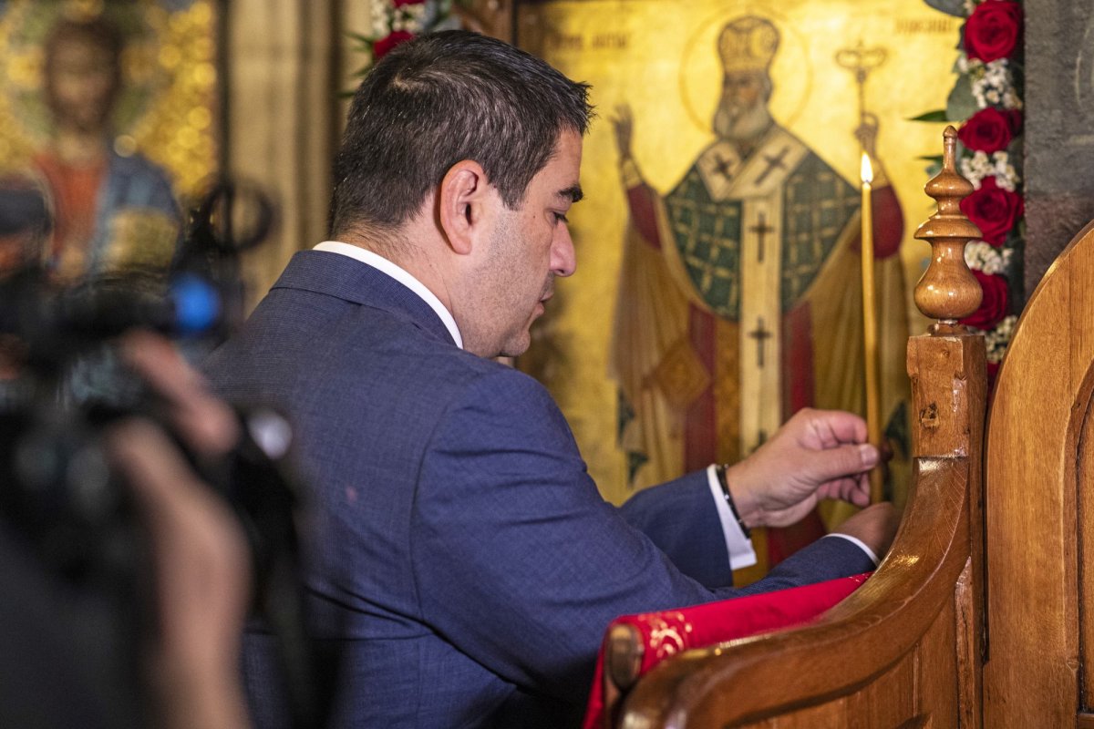 Președintele Parlamentului Georgiei în vizită la Mănăstirea Antim din București  269634