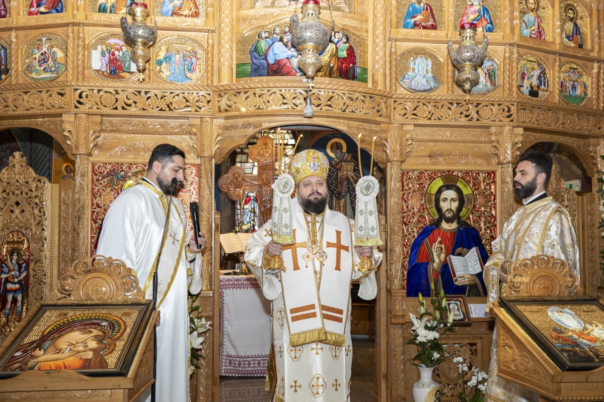 Bucuria prezenței Sfântului Gheorghe într-o parohie bucureșteană 270213