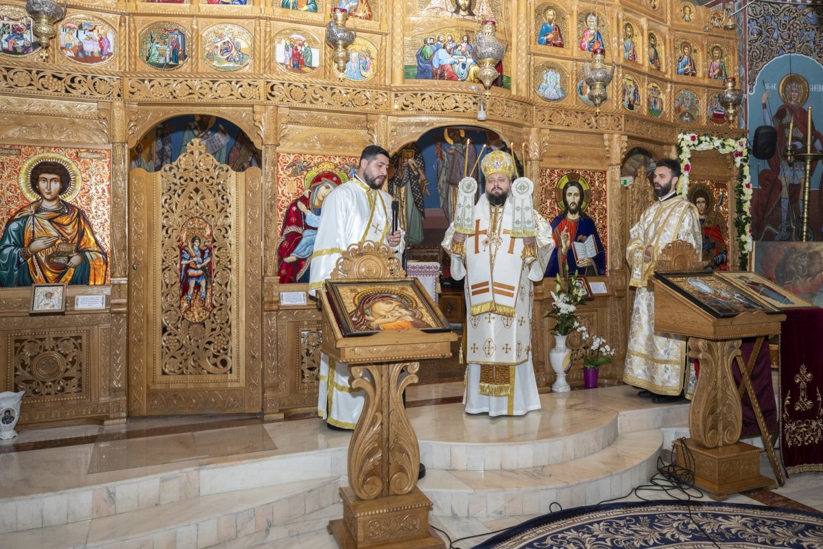 Bucuria prezenței Sfântului Gheorghe într-o parohie bucureșteană 270214