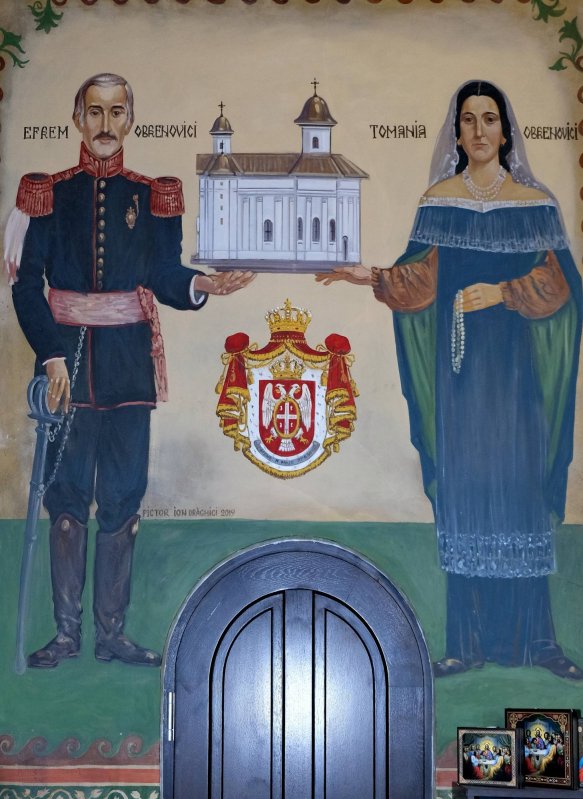 Biserica istorică din Manasia, ca o aripă de înger 270862