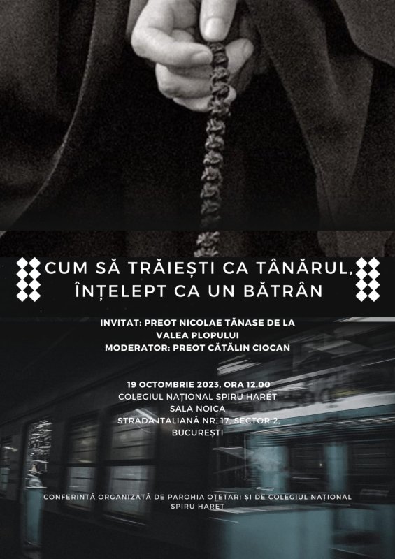 Conferința „Cum să trăiești ca tânărul, înțelept ca un bătrân” în București  272832