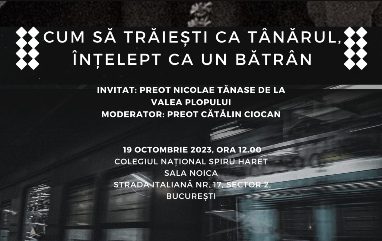 Conferința „Cum să trăiești ca tânărul, înțelept ca un bătrân” în București  272833