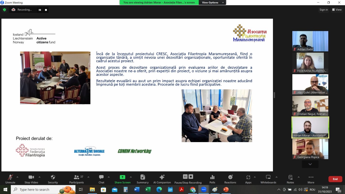 Finalul proiectului „CRESC” derulat de Federația Filantropia 275088