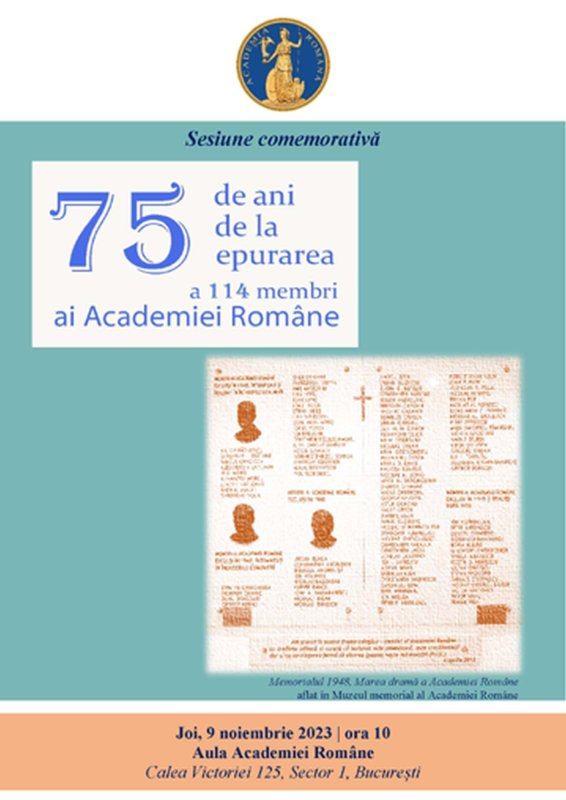 75 de ani de la epurarea a 114 membri ai Academiei Române 276609