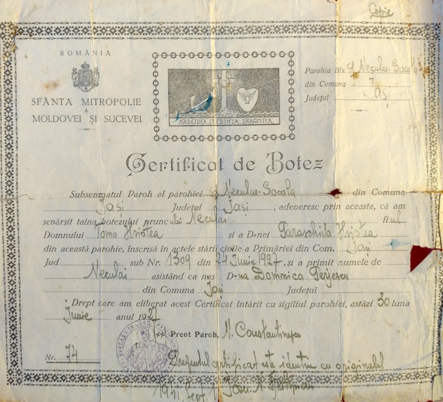 Nonagenarul pe care credinţa l-a purtat mereu înainte 280529