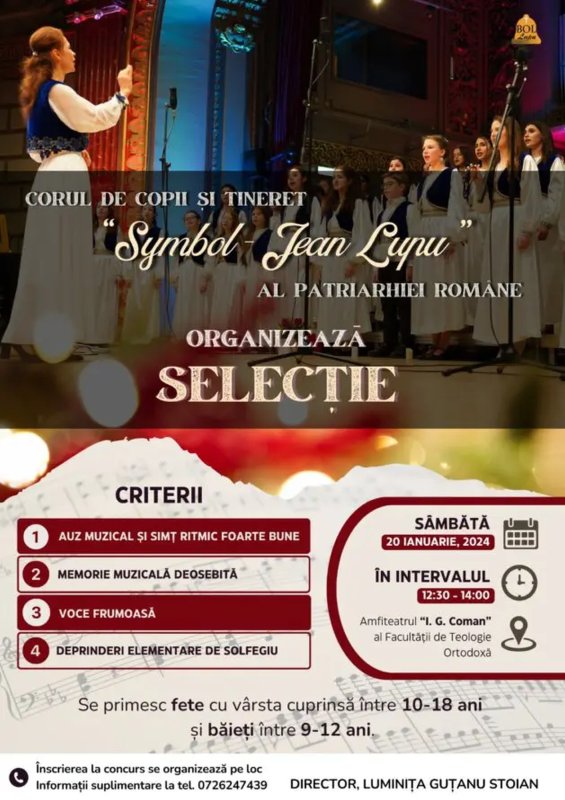 Preselecţie pentru Corul de copii „Symbol - Jean Lupu” 283777