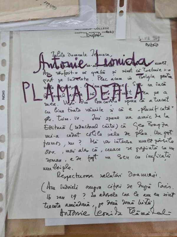 „Din aceste scrisori se va vedea importanța muncii de-o viață a Monicăi Lovinescu” 283302