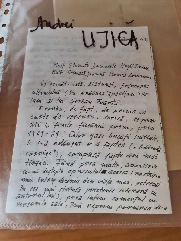 „Din aceste scrisori se va vedea importanța muncii de-o viață a Monicăi Lovinescu” 283329
