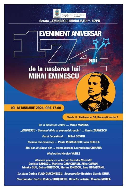Jurnalistul Mihai Eminescu, omagiat la București 284301