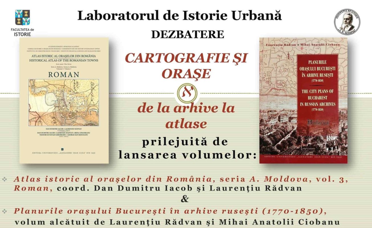 Dezbatere și lansare de volume pe tema istoriei urbane, la Iași 285047