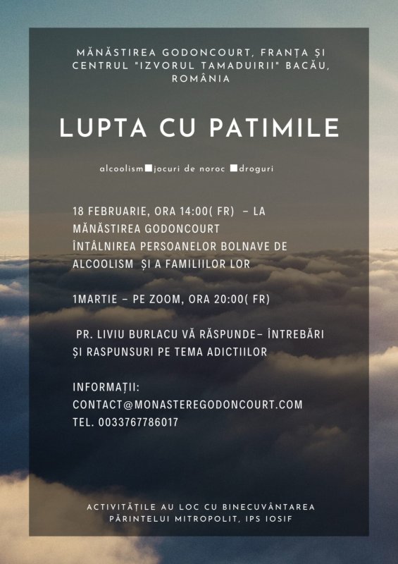 Întâlnire dedicată vindecării adicțiilor la Mănăstirea Godoncourt din Franța 285720