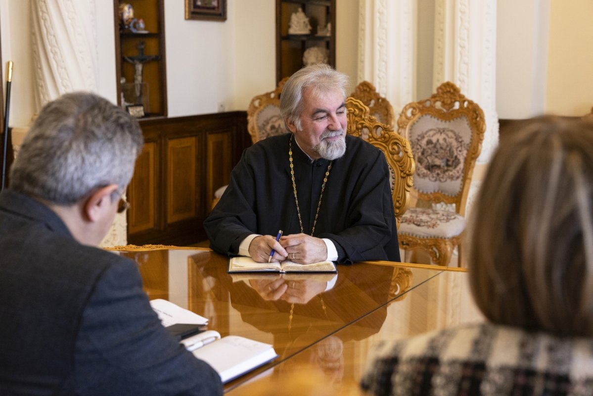Ambasadorul Greciei în vizită de prezentare la Patriarhia Română 286723