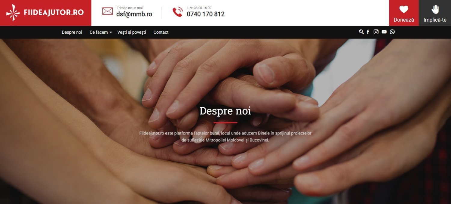 Lansarea platformei fiideajutor.ro 287195